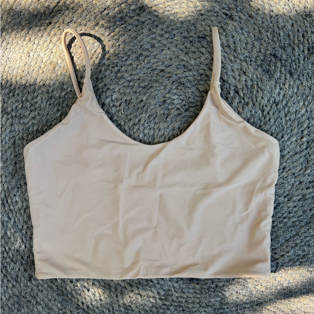 Mikoh Tan Cream Tank Crop Camisole